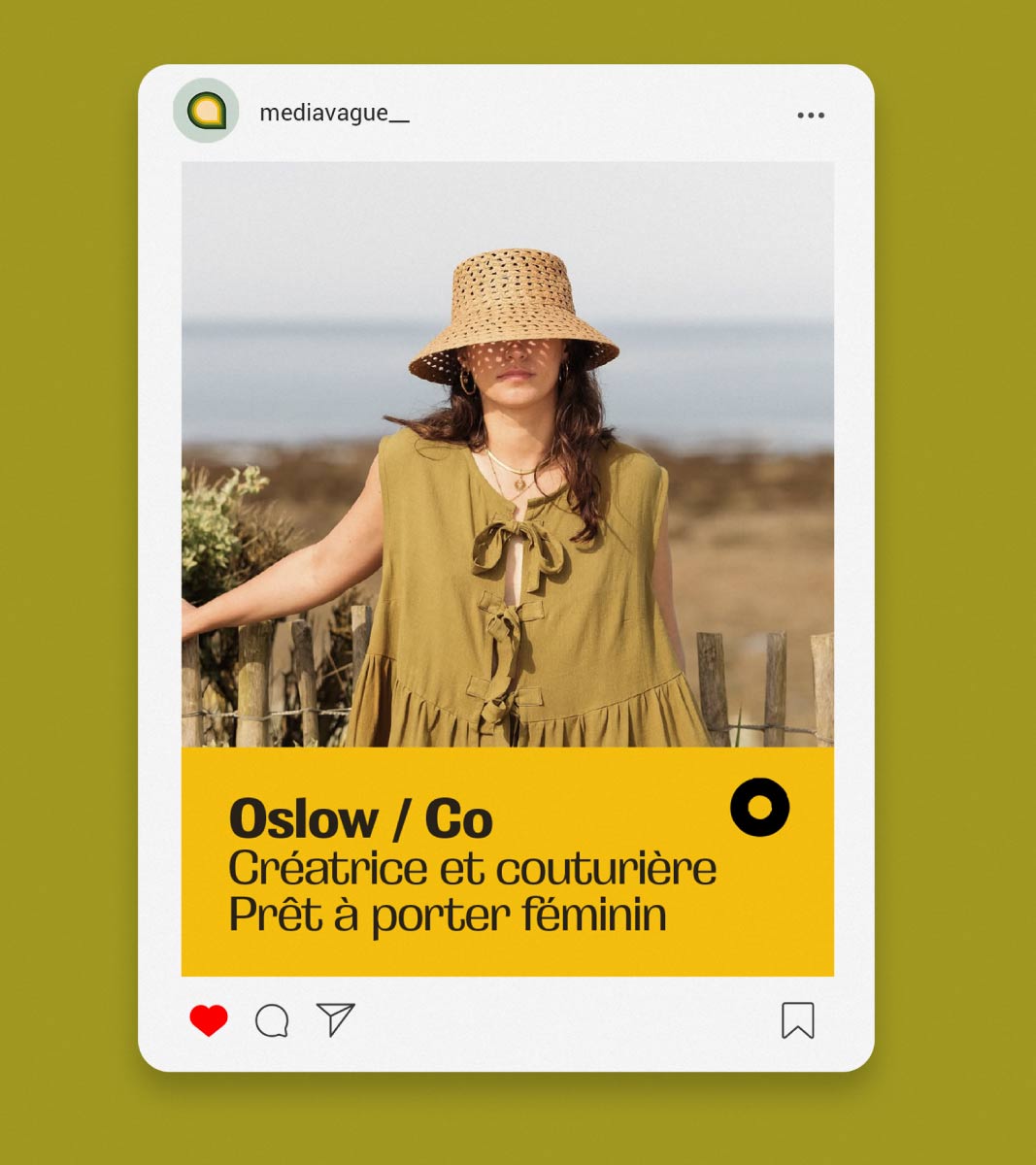 creation template instagram media vague saint gilles croix de vie by agence communication owmel