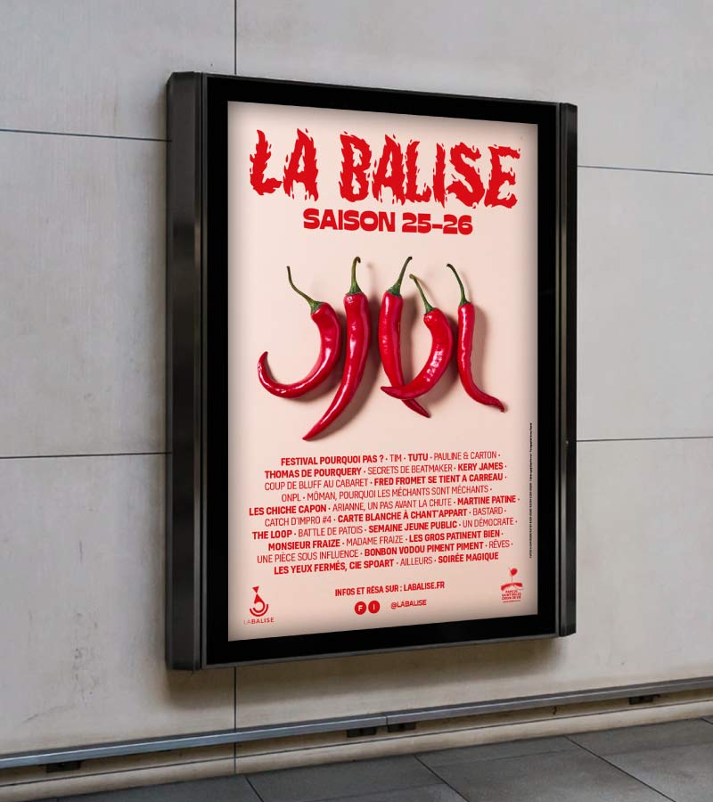 affiche salle de spectacle en vendee saison culturelle la balise agence owmel