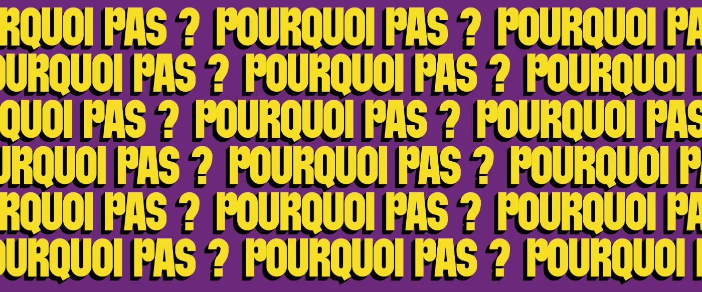 Agence Owmel logo branding festival Pourquoi Pas 29