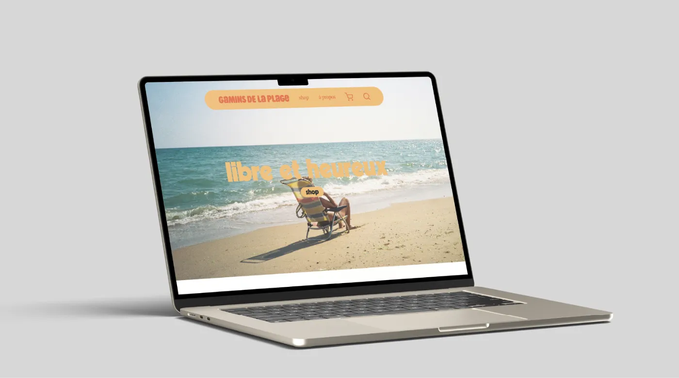 Agence Owmel logo branding marque Gamins de la Plage 10