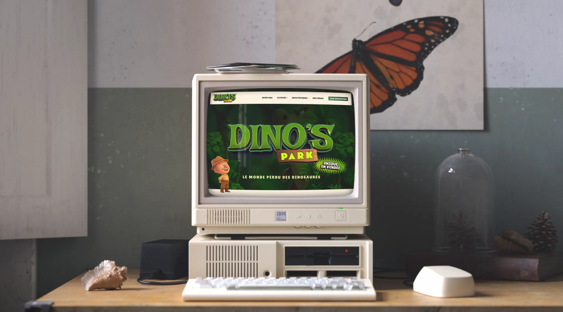 Agence Owmel identite visuelle branding DinosPark1